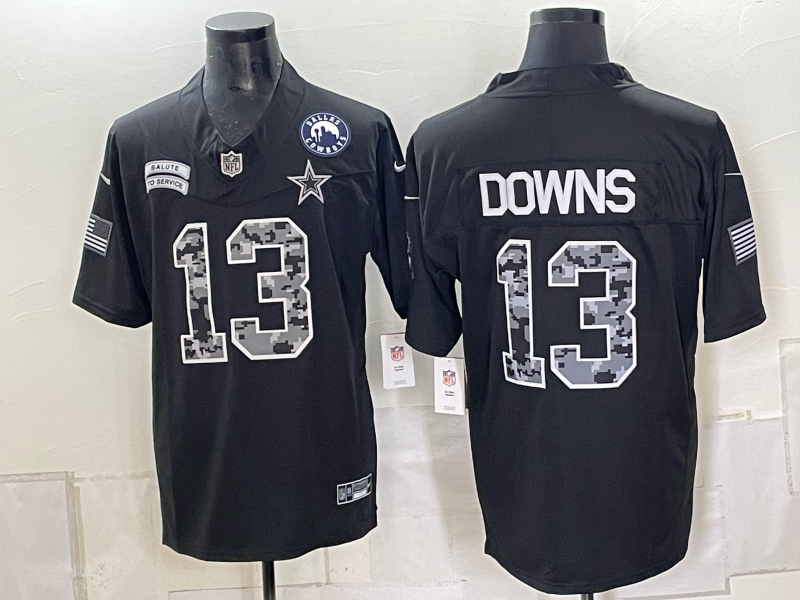 Men 2026 Dallas Cowboys #13 Downs black Nike NFL Jersey 1005003->dallas cowboys->NFL Jersey